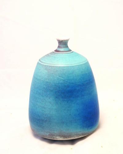 Solifleur-en-porcelaine.Bleu-de-cuivre.02 19 x 12